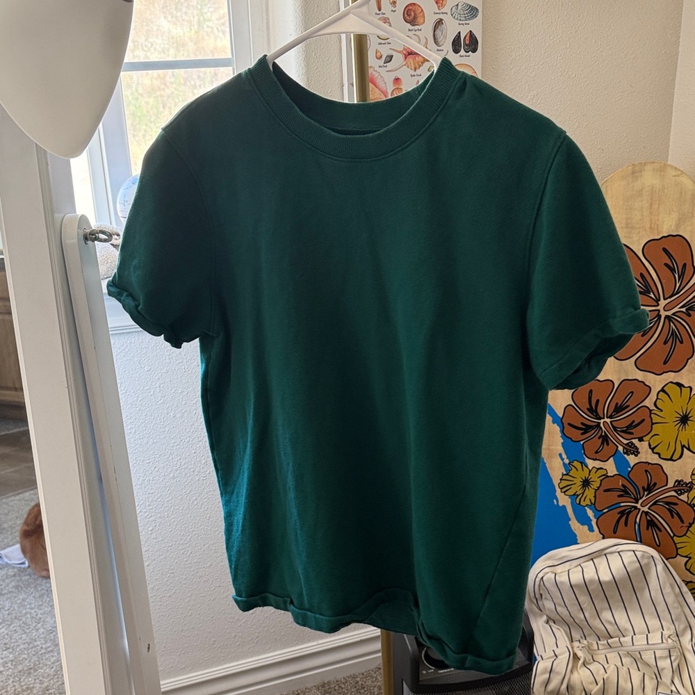 Old Navy Forest Green Crewneck Tee